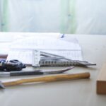 Construction industry architect surveying