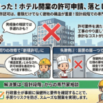 失敗事例①：水回りの変更で“新規許可”扱いに⁉
