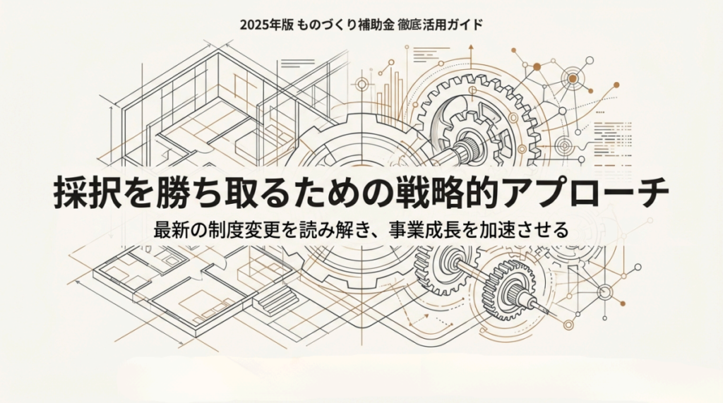 【ものづくり補助金】採択戦略ガイド（2025年版）　ダウンロードフォーム