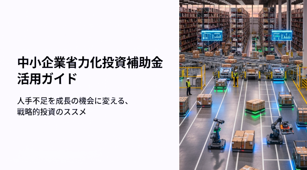 【省力化補助金】対象事業と活用ガイド　ダウンロードフォーム